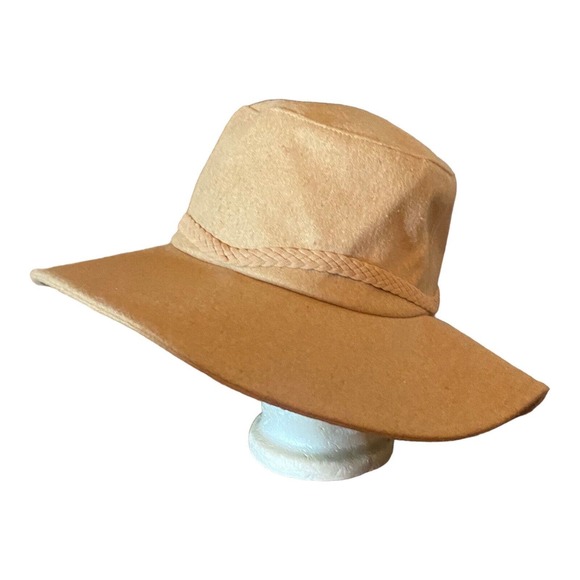 ASN‎ THE HARPER Women’s Cowboy Style Floppy Hat Tan OSFM New With Tags NWT - Picture 4 of 6